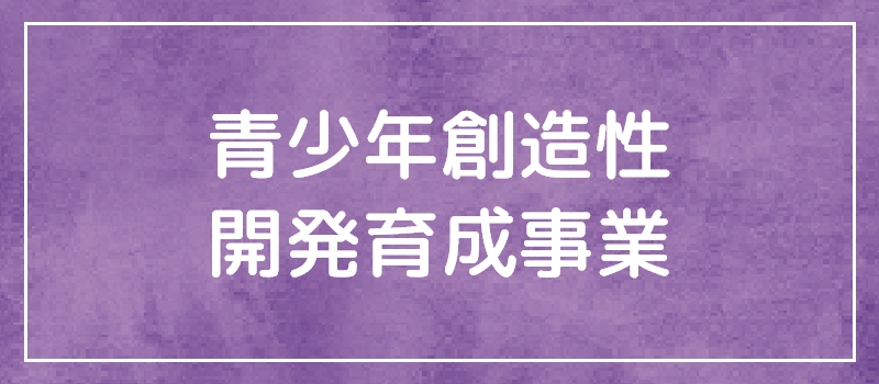 青少年創造性開発育成事業